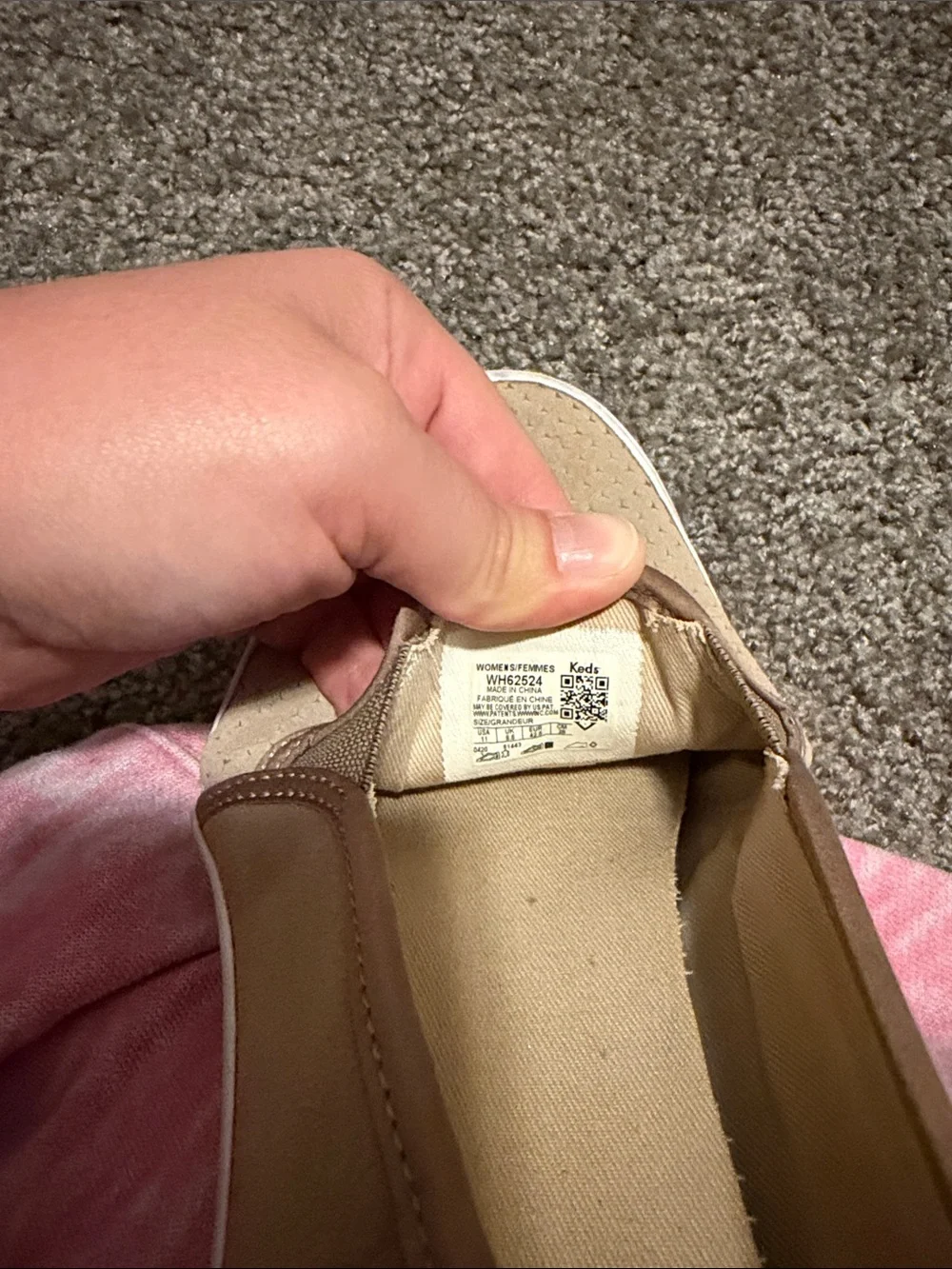 Keds womens Slip-On Loafers in Tan Suede